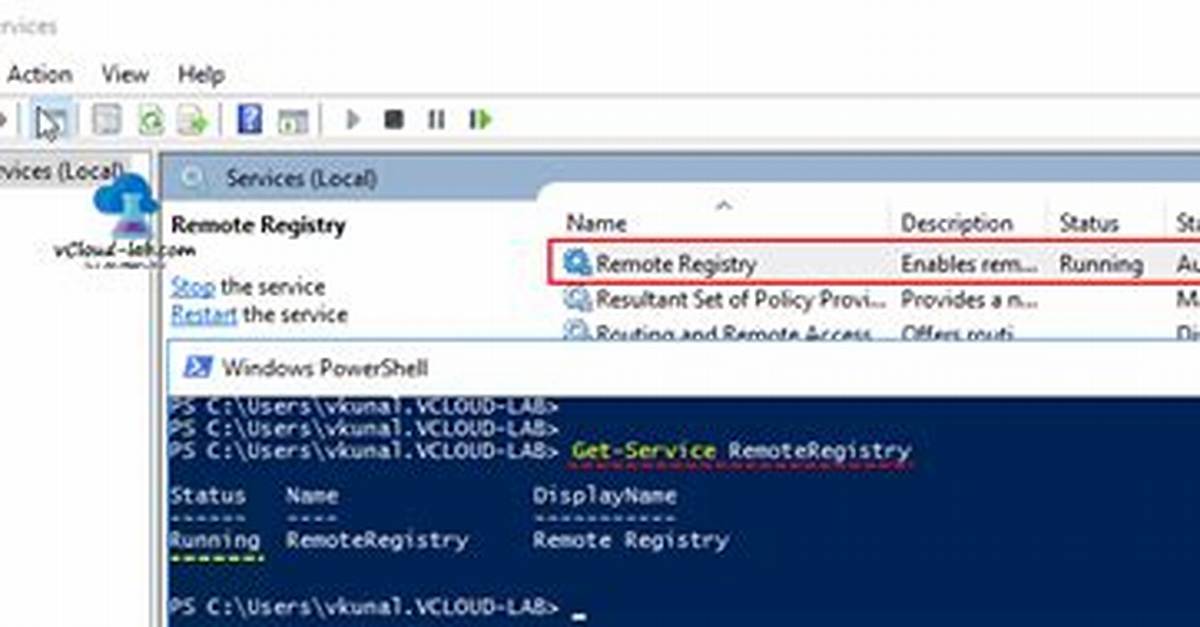 Using Remote Registry in Powershell