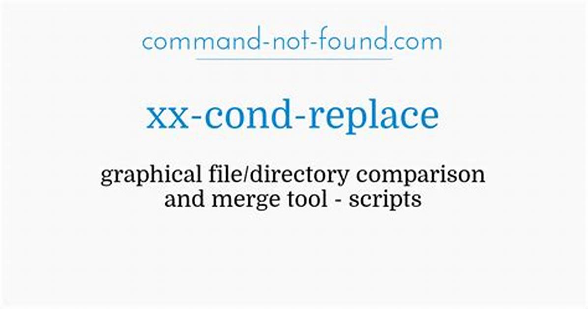 Using 'Replace' Within 'Cond' Statement