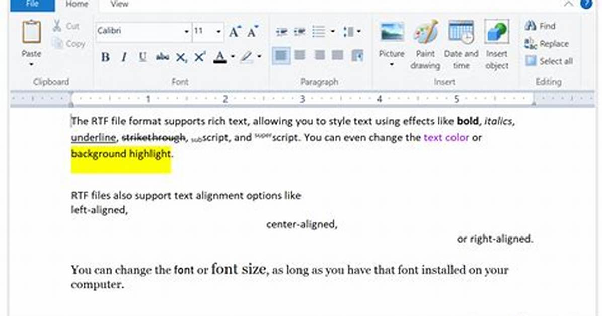 Using the Rtf Editor - Documentation for Ar System 21.3