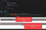 Using Two Css Classes on One Element [Duplicate]