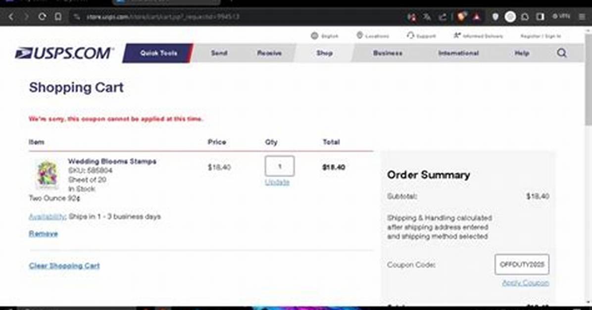 Usps Promo Code