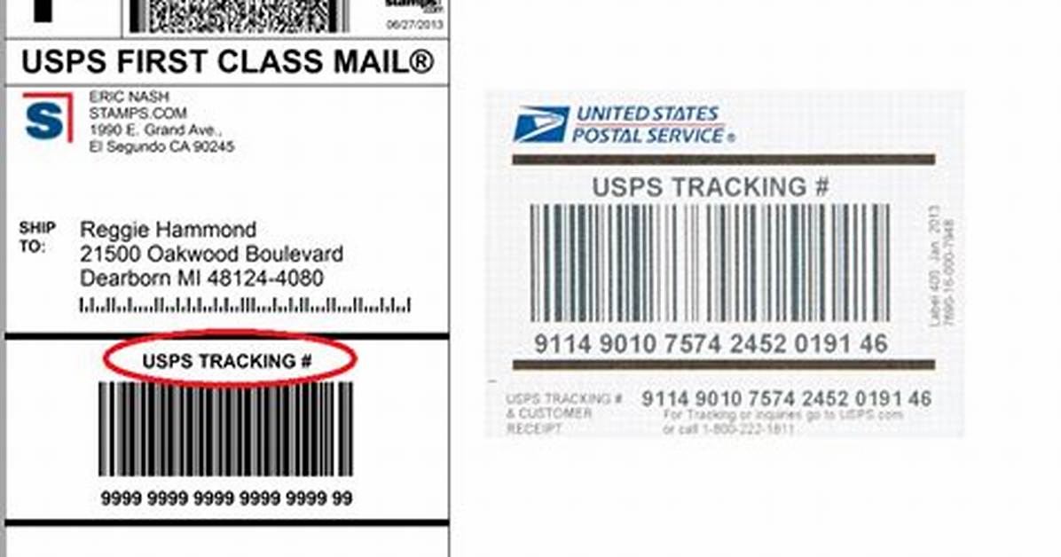 Usps Tracking Number Format