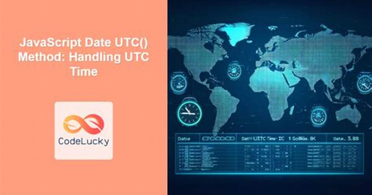 Utc Times in Javascript