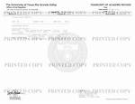 Utrgv Transcript