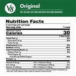 V8 Ingredients