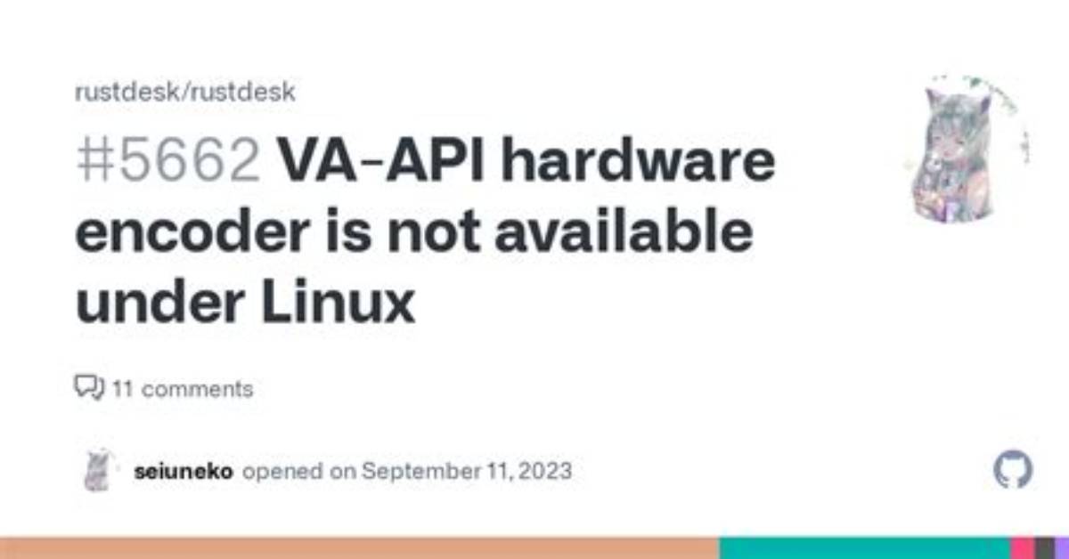 Va-Api Hardware Decode Does Not Work