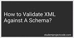 Validating with an Xml Schema in Python