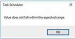 Value Does Not Fall Within the Expected Range