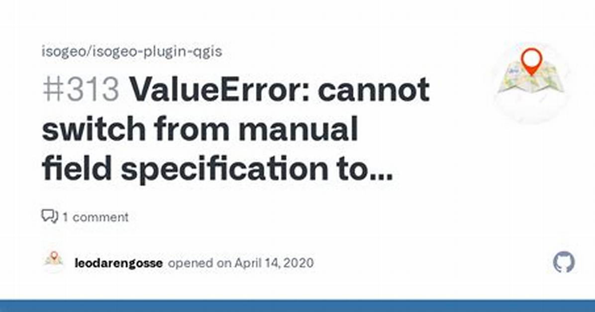 Valueerror: Cannot Switch from Manual Field Specification to Automatic Field Numbering