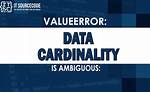 Valueerror: Data Cardinality Is Ambiguous