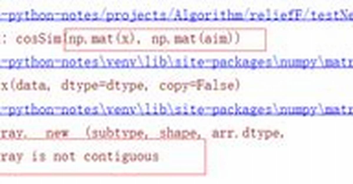 Valueerror: Ndarray Is Not C-Contiguous in Cython