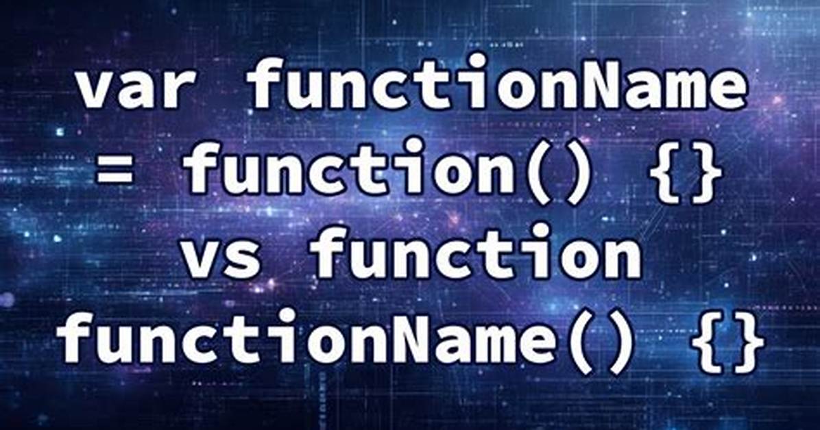 Var functionName = Function() {} vs Function functionName() {}
