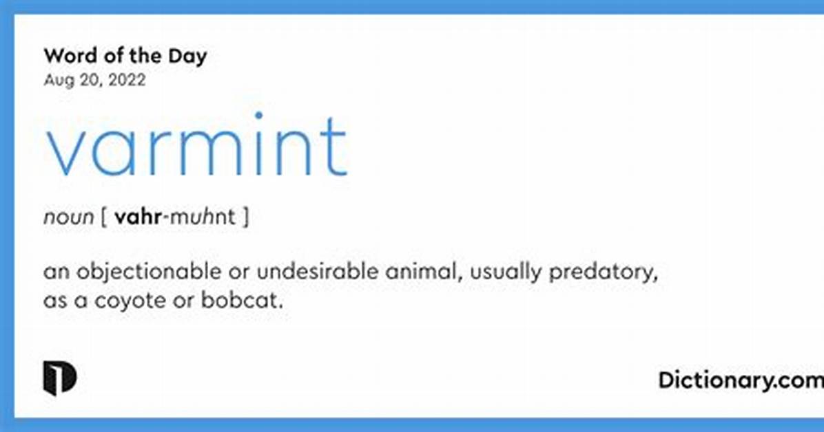 Varmint Definition