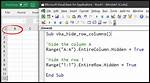 Vba Code to Hide or Unhide Rows Based on a Cell Value