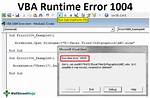 Vba Runtime Error 1004 "Application-Defined or Object-Defined Error" When Selecting Range