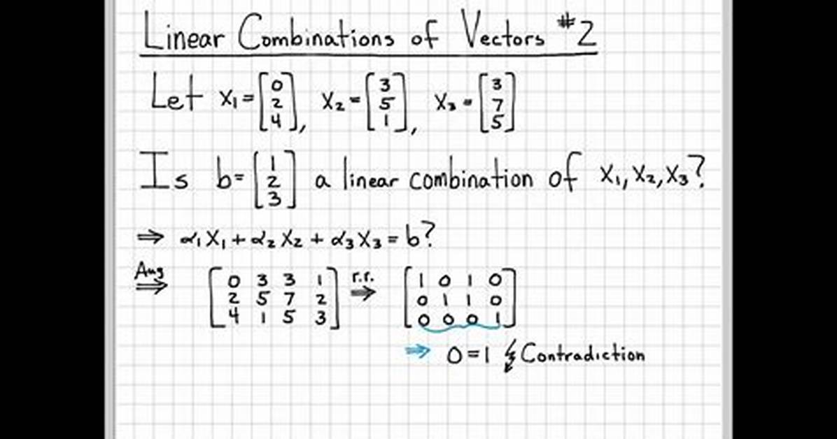 Vector (Linear Combination)
