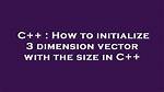 Vector: :Size_Type in C++
