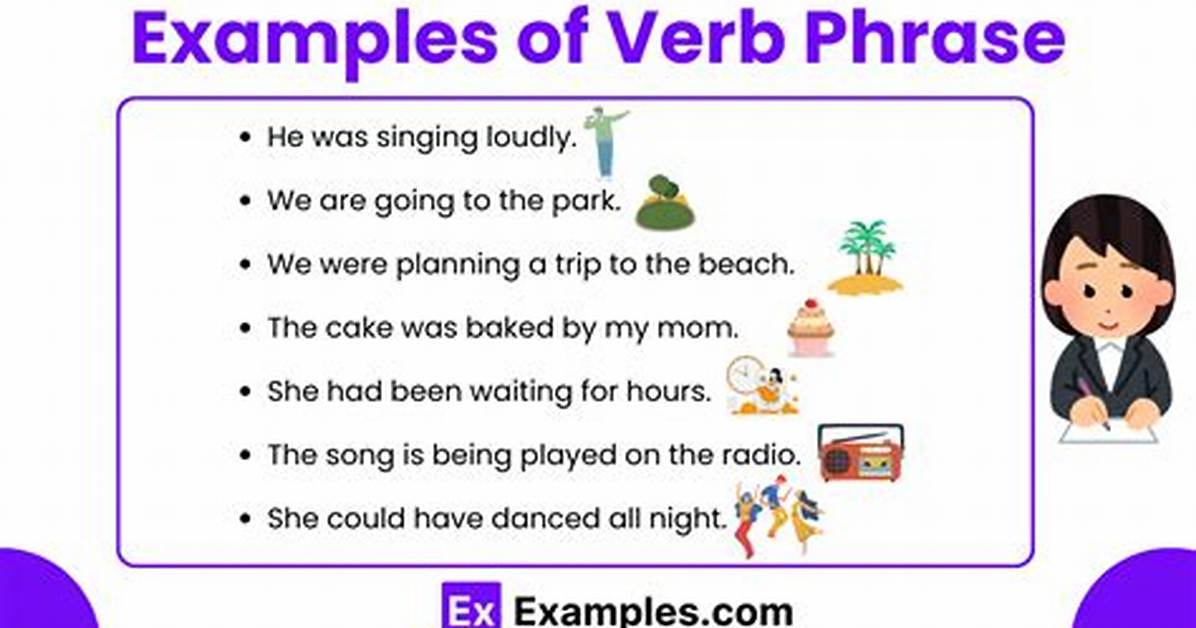 Verb Phrase Examples