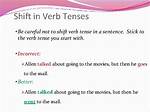Verb Tense Shift