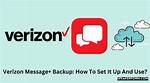 Verizon Message+ Backup