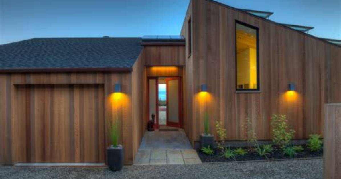 Vertical Cedar Siding