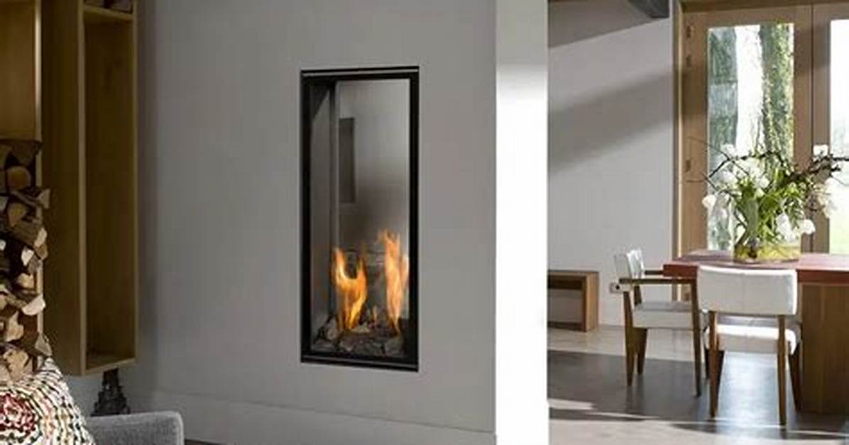 Vertical Fireplace