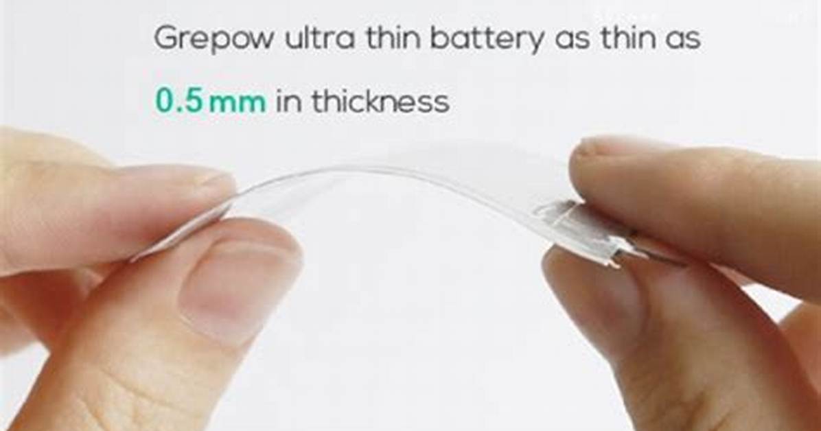 Very Thin Battery