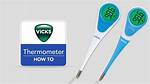 Vicks Thermometer Instructions