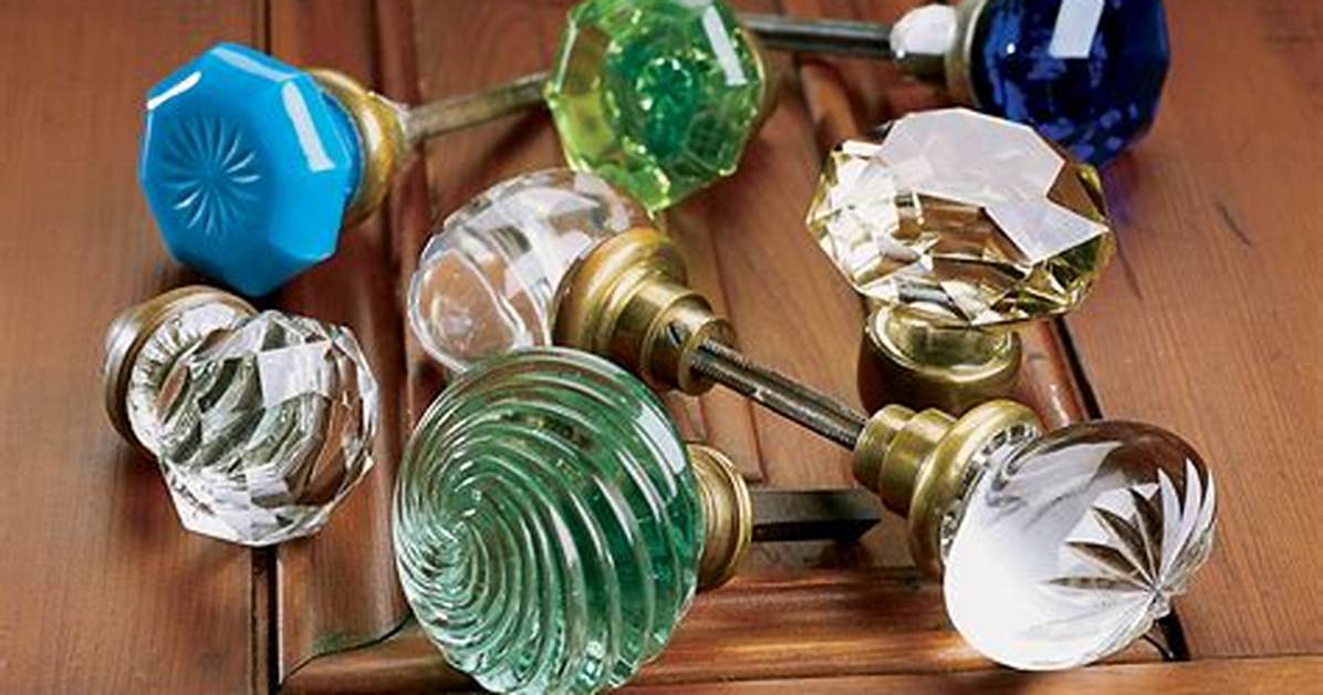 Vintage Glass Door Knobs