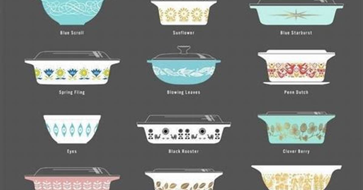 Vintage Pyrex Patterns
