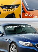 Vinyl Car Decals