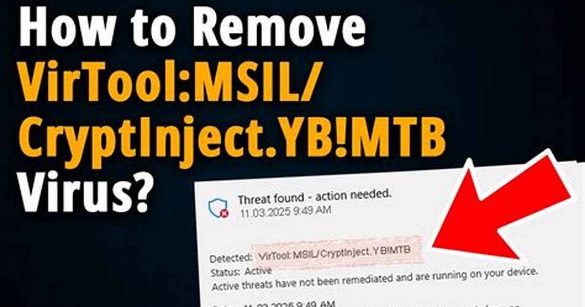 Virtool: Msil/Cryptinject. Yd! Mtb