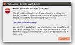 Virtualbox Kernel Driver Not Installed [Duplicate]