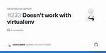 Virtualenv "Workon" Doesn't Work