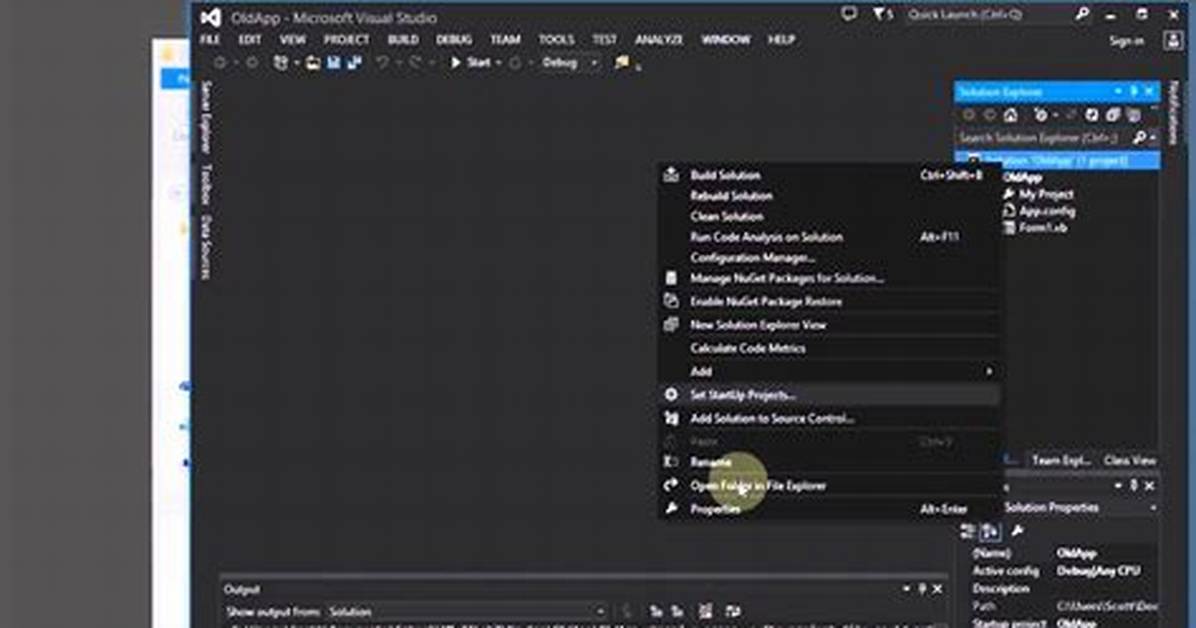 Visual Studio Copy Project