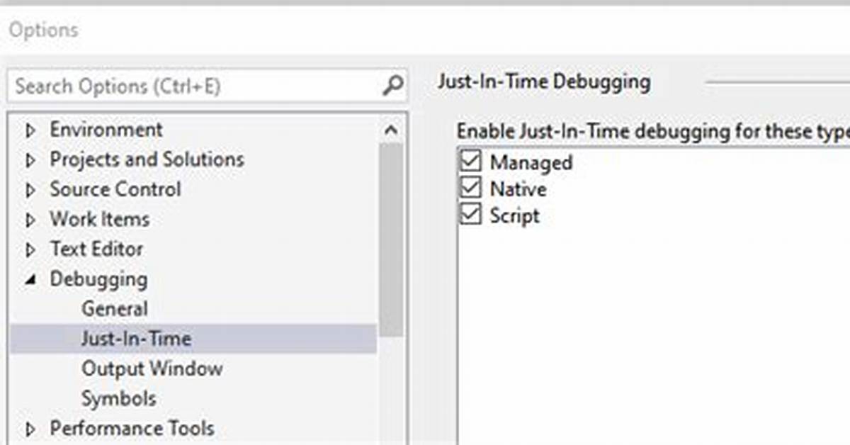 Visual Studio Edit and Continue Does Not Work