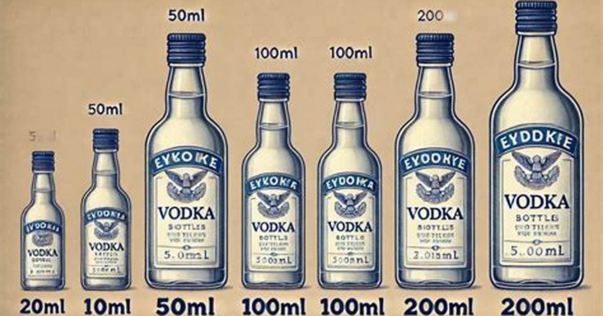 Vodka Sizes