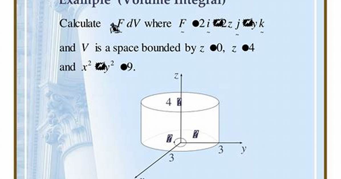 Volume Integral.