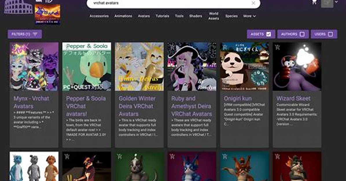 Vrchat Website