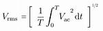 Vrms Equation