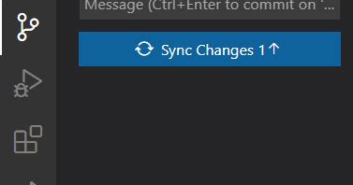 Vscode Repository Mirror Sync Problem