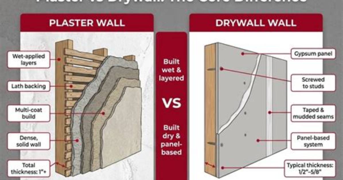 Wallboard vs Plasterboard