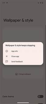 Wallpaper & Style Crashes, Here's How to Fix