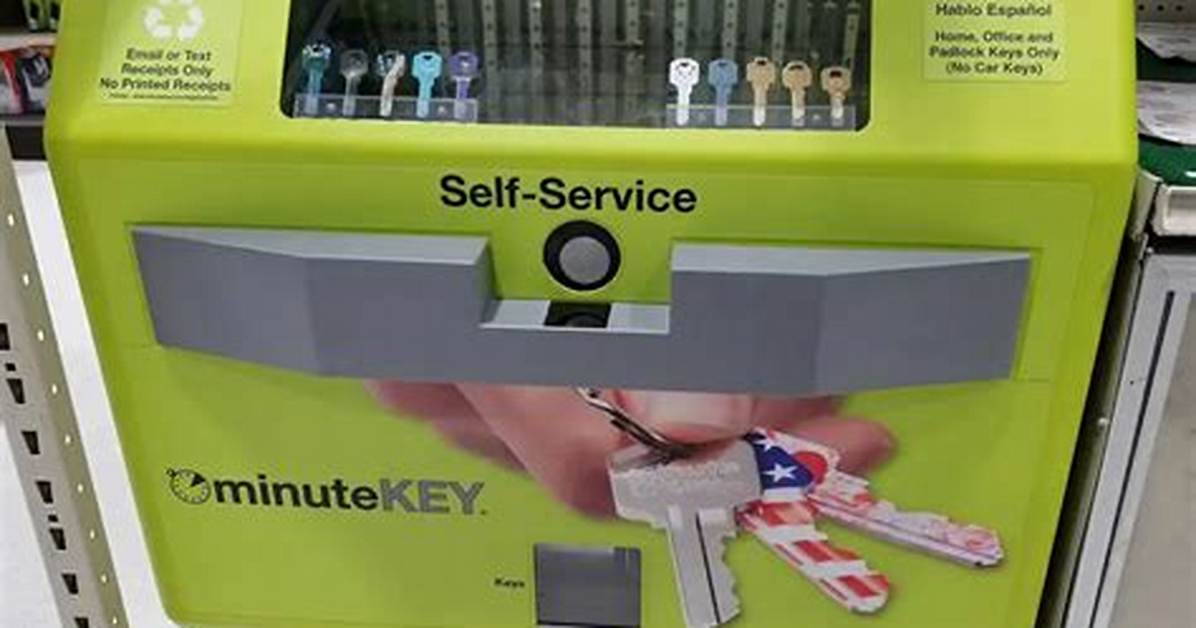 Walmart Key Machine