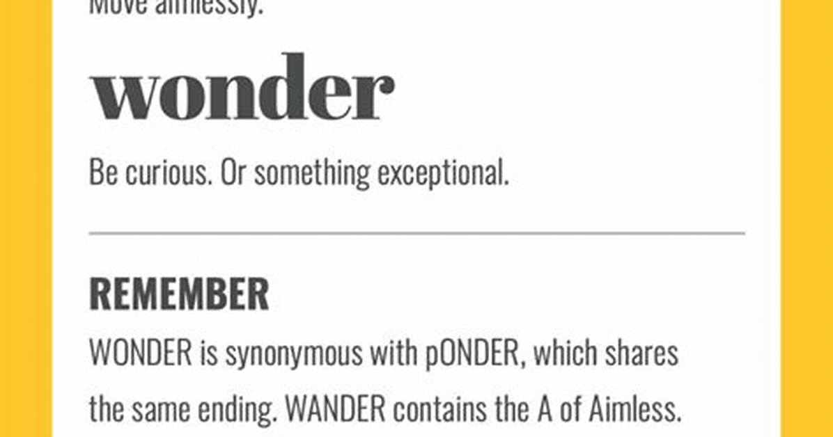 Wander Around