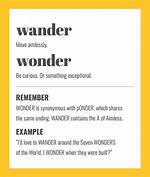 Wander Around