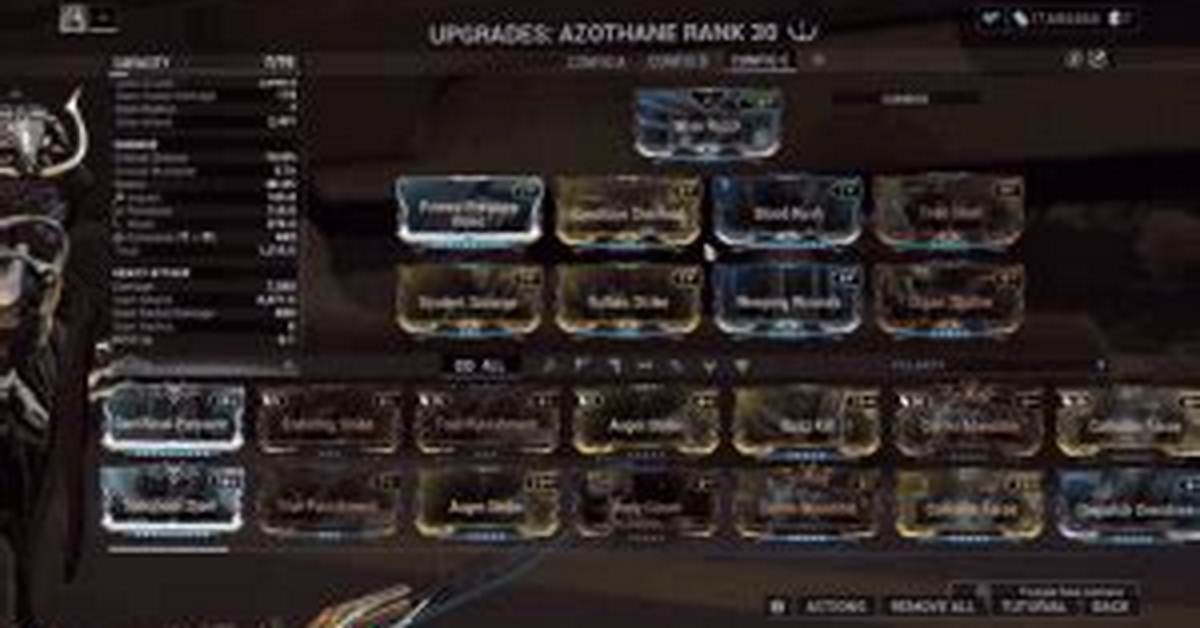 Warframe Azothane (Blueprint, How to Get, Build & Riven)