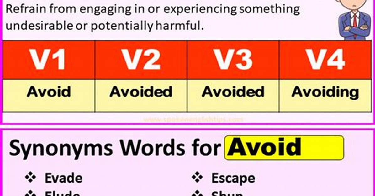 Was Avoid a Verb?