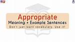 Was Does Appropriated Mean?