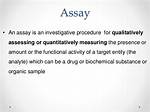 Was Does Assay Mean?